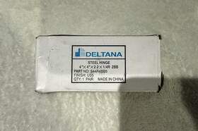 S44r4bb5 Deltana 4 Inch X 1/4 Radius Hinge Ball Bearings Residential In Antique Brass Pair