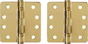 S44r4hdb3 Deltana 4 Inch Height X 1/4 Radius Commercial Ball Bearing Mortise Hinge Corner Po