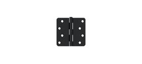 S44r4n-1b-pr Deltana 4 Inch X 1/4 Radius Corner Hinge Paint Black