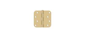 S44r54 Deltana 4 Inch X 5/8 Radius Hinge In Brushed Brass