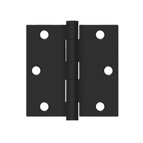 Ss35u1b-r Deltana 3-1/2 Inch X Square Hinge Residential In Paint Black