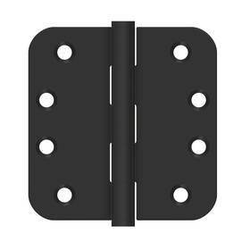 Ss44r51b Deltana 4 Inch X 5/8 Radius Hinge Residential In Paint Black