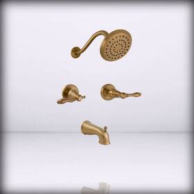 595728 Design House Oakmont For Classic Bath And Shower Trim With S Brushed Gold