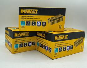Drs18100 Dewalt 1 Inch Insulated Electrical Staples - 3 Boxes 540 Per Box