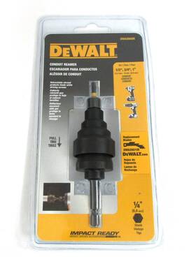 Dwa2600ir Dewalt Brand New Conduit Reamer Bit 1/2 Inch -1