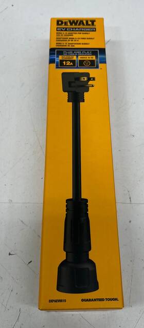 Dxpaev0515 Dewalt Nema 15-15 Adapter 12 Amp/120-volt Compatible 32 Amp Ev Charger Connector