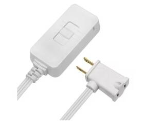 Hpid01a Dewenwils 5 Ft. Extension Cord White Plug In Dimmer Switch For Led/cfl Light