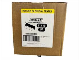Dcb819060s01w010 Diablo 8 In X 19 60-grit Sanding Belt For Ez-8 Sanders 10-pack New Box