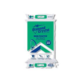 Diamond Crystal 100012408 Iron Fighter Water Softener Salt Pellets 40 Lb