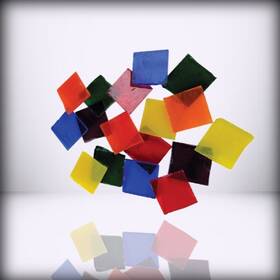 405437 Diamond Tech Intl Jennifers Mosaics Cathedral Stained Glass Square For Mosaic Tiles 3/4 I Asso