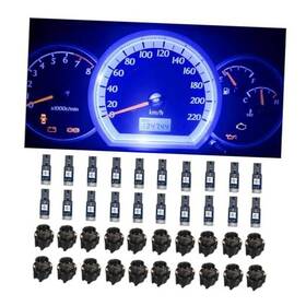 Dickno-801tl Dickno T5 Led Lights For Car Dashboard High Light 3030-3smd Replacement 20 Pcs Blue