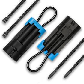Dj7024 Dionysoplos 2pcs Utv Seat Belt Bypass Harness Override - Compatible With Polaris Black