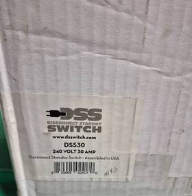 Dss30 Disconnect Standby Switch Free Ups Shipping Conus