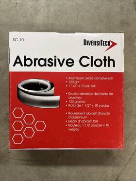 Sc-10 Diversitech 10 Pack Abrasive Cloth 120 Grit 1-1/2 In X Yd