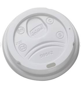D9542ct Dixie D9542 Large Plastic Lid White 1000/carton - New Read
