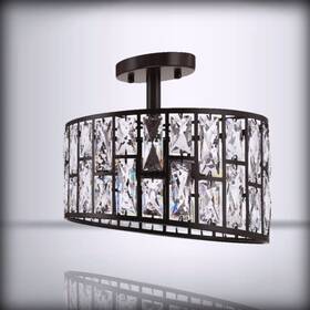3206-6125 Dolaimy House 3 Light For Crystal Kitchen Island Modern 12 Oil-rubb