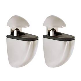 Dolle 726084506527 Jam 0.2 Inch -0.79 Stainless Adjustable Shelf Bracket 2-pack