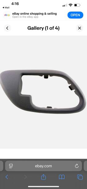 T1a-15708079 Dorman Interior Door Handle Bezel Driver Side For Chevrolet Gmc C&k 1500 2500 350