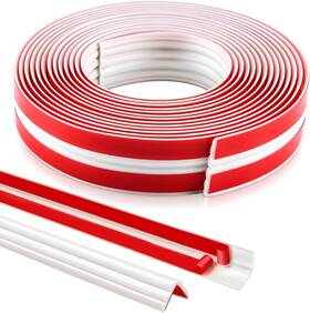 Ds2401011 Dovesail Wall Corner Protector And Edge Guard Peel Stick White- 0.8 Inch X 20 Feet
