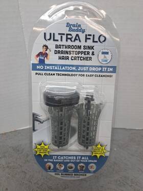 Drain Buddy 850015998218 Ultra Flo Sink Oil Rubbed Bronze Metal Cap 1 Extra Basket