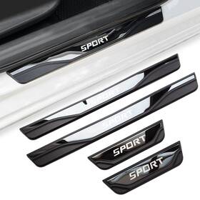 Car-bxg-sport-01-bk Dreoocar Door Sill Protector Scratch Protection For Car Trim Sport Entry G