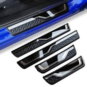 Fba-tb-17crv-bk Dreoocar Door Sill Protectors Entry Guards For Honda 2025-2017 Car Pr