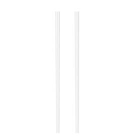 Duefixing 617662624699 2pcs Polycarbonate Rigid Round Clear Tubing 5mmx6mmx610mm Plastic Tube