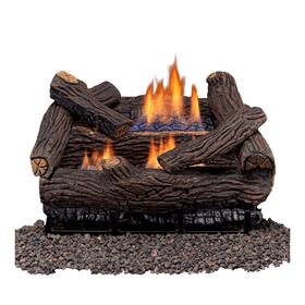 210048-u-c Duluth Forge 18 Inch Ventless Dual Fuel Gas Log Set With Remote Red Oak For Parts