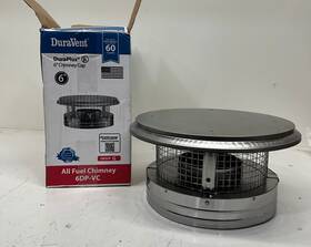 6dp-vc Duravent Duraplus All-fuel Chimney 6 Inch Diameter Cap