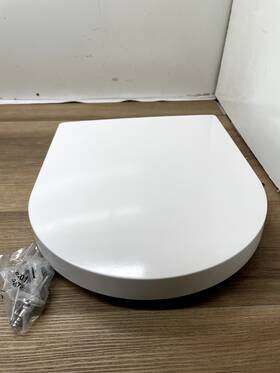 0020090000 Duravit Me By Starck Elongated Closed Front Toilet Seat Inch White