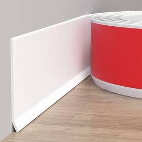 Zstt-0039 Duzzy Flexible Baseboard Molding Trim 4 Inch W X 20 Feet White