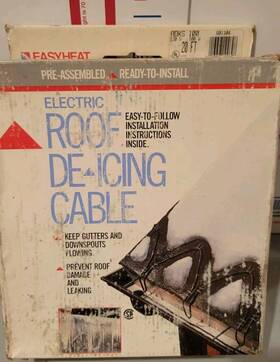Adks-100 Easyheat Easy Heat 20 Ft. L De-icing Cable For Roof And Gutter