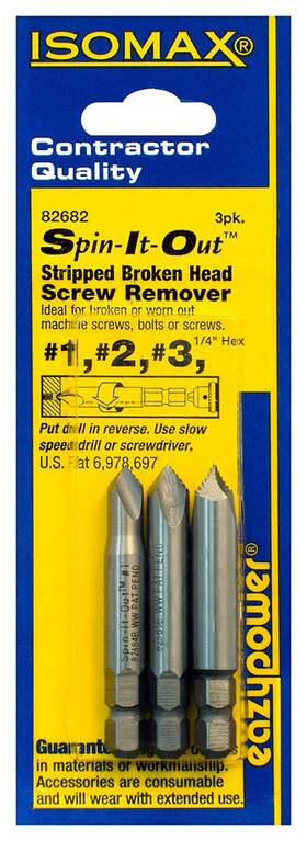 82682 Eazy Power Eazypower Spin It Out Damaged Screw Removers 1 2 3