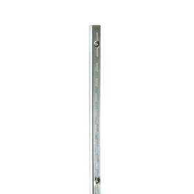 Ss10 Econoco Ss10/72 72 Inch Satin Zinc Surface Mount Slotted Wall Standard For Support 10-pack