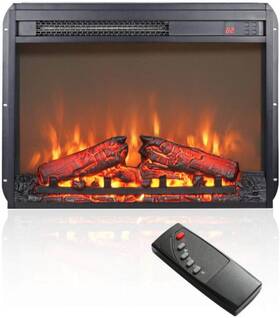 Rv23v80l-mt1-b Edendirect 23 Inch Ventless Electric Fireplace Insert