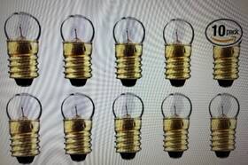 Sr1446 Eiko 10 Pack 2.4w G3 1/2 Miniature Light Bulb E10 Screw Base 10mm 12v