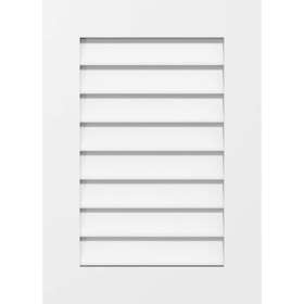 Gvpve12x2001sn Ekena Millwork 194438541317 Vertical Surface Mount Pvc Gable Vent 12 Inch W X 2
