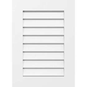 Gvpve24x1401sn Ekena Millwork 194438542246 Vertical Surface Mount Pvc Gable Vent 24 Inch W X 1