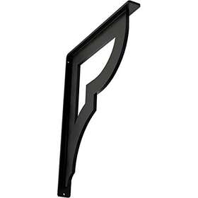 Bktm01x12x15sbr Ekena Millwork 889274119010 1 2 Inch W X 12 D 15 H Bradford Wrought Iron Bracket Single