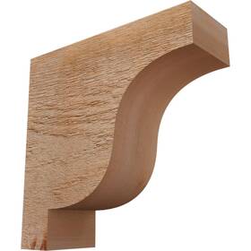 Ekena Millwork 889274135010 12 Inch D X H 4 W Western Red Cedar Rough Sawn