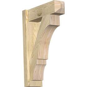 Out06x18x26boa04rdf Ekena Millwork 889274167882 Balboa Rough Sawn Craftsman Outlooker 6 Inch Width X 18 Dep