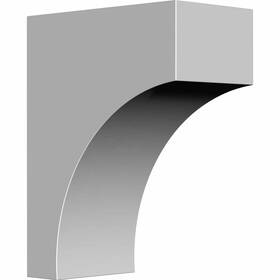 Ekena Millwork Bkt03x05x07st 3-inch W X 5 3 Inch 1/2 D 7 1/4 H White