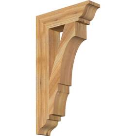 Bkt04x16x28boa01rwr Ekena Millwork 4 Inch W X 16 D 28 H 16- 28- Western Red Cedar Rough Sawn