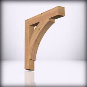 Bkt04x20x24thr05swr Ekena Millwork - T 3 1/2 W Western Red 20 D X 24 H Rusti