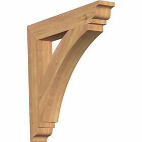 Bkt04x24x24thr01swr Ekena Millwork 3 1/2 Inch W X 24 D H 4 Douglas Fir Rough Sawn