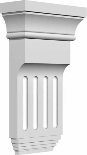 Bkt06x10x02ed Ekena Millwork 6-inch W X 2-inch D 10 3/8-inch Factory Primed
