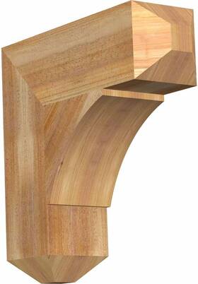 Bkt06x20x20thr04rwr Ekena Millwork 20 Inch D X H 4 W Douglas Fir Rough Sawn