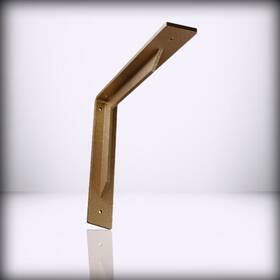 Bktm02x10x10sthgo Ekena Millwork - Steel Bracket Stockport 2 W X Hammered Gol