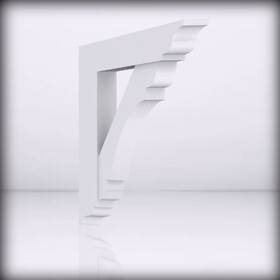 Bktp03x16x22oly01 Ekena Millwork - For Standard Olympic Arch White 3 W X 16 D