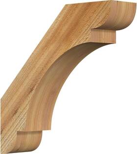 Brc04x16x16oly00rwr Ekena Millwork 16 Inch D X H 4 W Western Red Cedar Rough Sawn